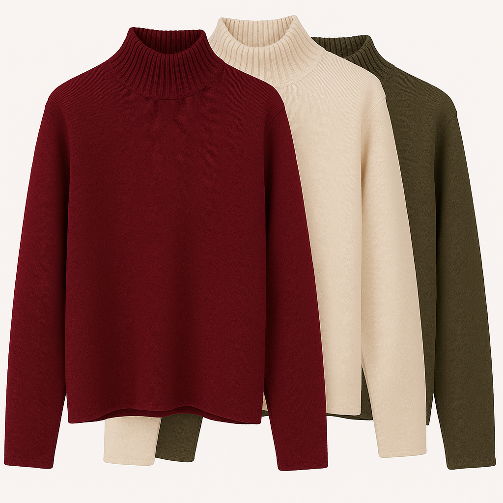 Maglione Viscosa collo alto