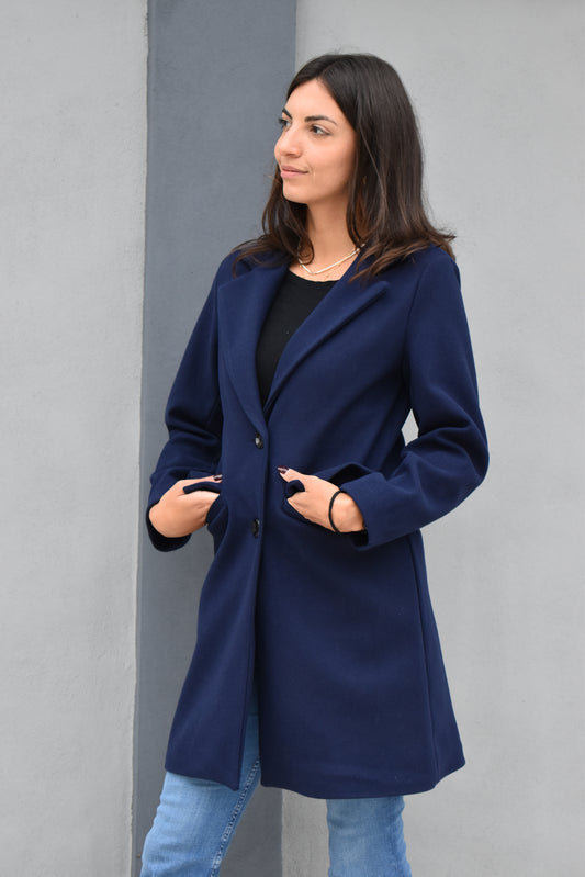Cappotto donna con bottoni