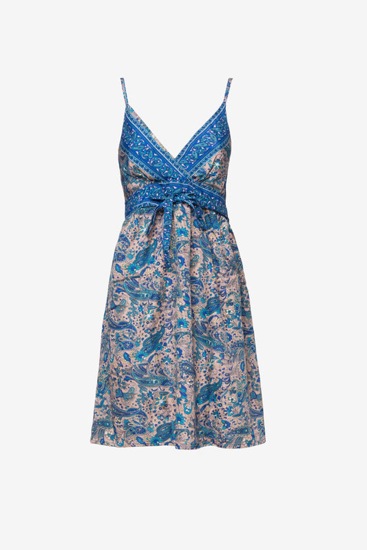 Abito Boho spallina sottile