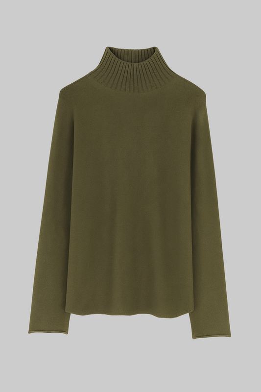 Maglione Viscosa collo alto